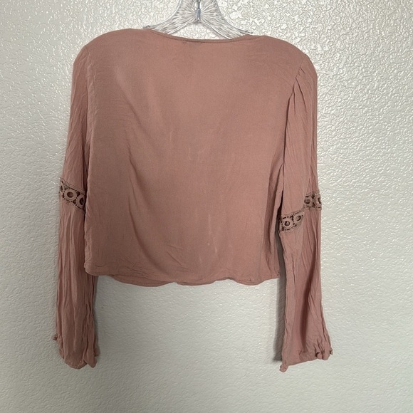 Charlotte Russe Y2K Pink Cropped Top Size M - Picture 3 of 4